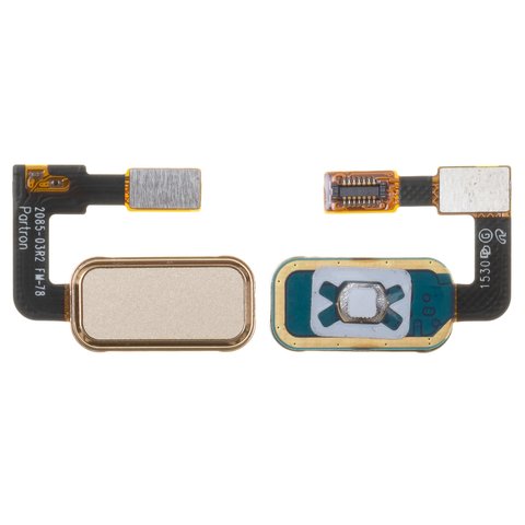 Cable flex puede usarse con Lenovo Vibe P1,  teclas del menú, dorado, con componentes