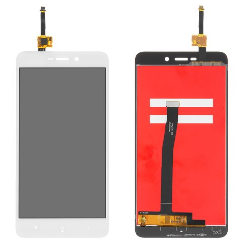 Pantalla LCD puede usarse con Xiaomi Redmi 4A, blanco, original vidrio reemplazado 