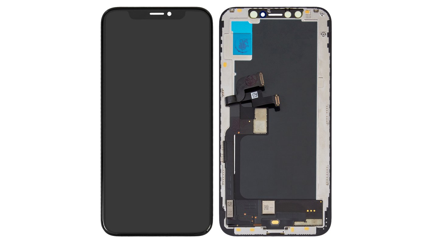 Para iPhone Xs AMOLED OLED Reemplazo de pantalla táctil digitalizador (5.8  pulgadas) [NO LCD] Montaje de marco de repuesto negro para iPhone Xs A1920