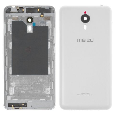 Panel trasero de carcasa puede usarse con Meizu M1 Metal, blanco