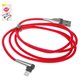 Cable de carga Baseus MVP Elbow, USB tipo-A, Lightning, 100 cm, 2.4 A, rojo, #CALMVP-D09
