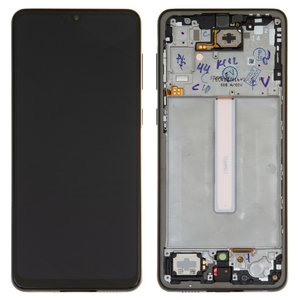 Pantalla LCD puede usarse con Samsung A336 Galaxy A33 5G, negro, con marco, Original PRC 