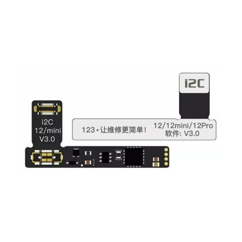 Cable plano sobrepuesto i2C para batería de iPhone 12 / 12 Mini / 12 Pro -  GsmServer