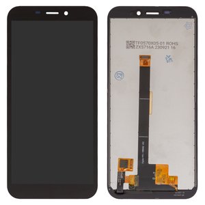 Pantalla LCD puede usarse con Ulefone Armor X8, Armor X8i, negro, sin marco, original vidrio reemplazado 