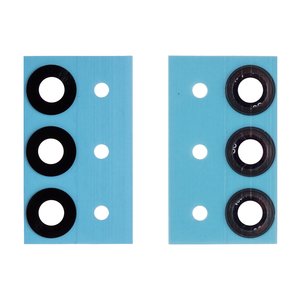 Vidrio de cámara puede usarse con Samsung A165 Galaxy A16, A166 Galaxy A16 5G, negro, sin marco, juego de 3 uds.