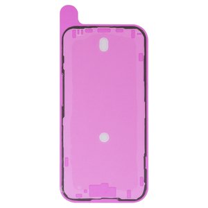 Etiqueta de pantalla puede usarse con Apple iPhone 15, Original, negro, adhesive