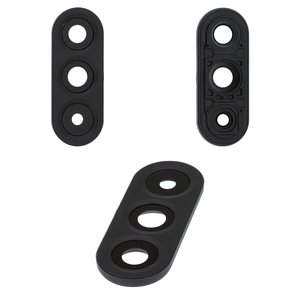 Vidrio de cámara puede usarse con Samsung A566 Galaxy A56, negro, con marcos