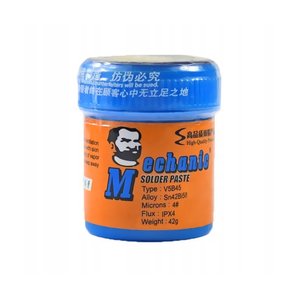 Pasta BGA Mechanic V5B45, Sn 42%, sin plomo, Bi 58%, 138 °C, 42 g