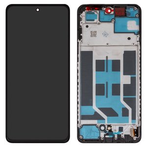 Pantalla LCD puede usarse con OnePlus Nord CE4 Lite, negro, con marco, Original PRC 