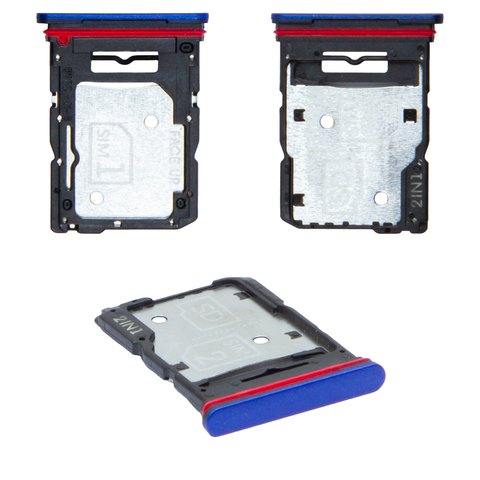 Sujetador de tarjeta SIM puede usarse con Motorola Moto G85, azul, cobalt blue