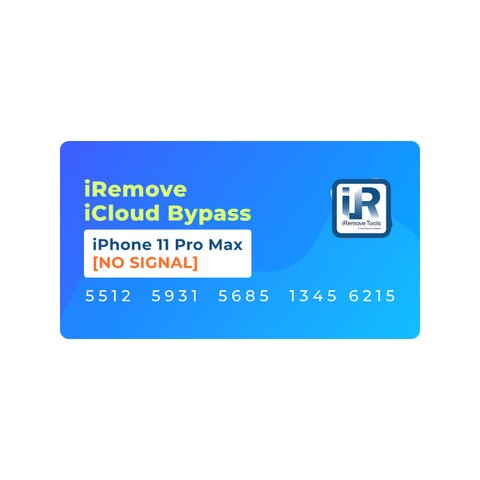 iRemove iCloud Bypass para iPhone 11 Pro Max [NO SIGNAL]
