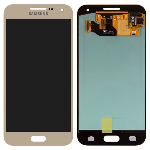 Дисплей для Samsung E500 Galaxy E5; Samsung, золотистий, Original PRC , original glass
