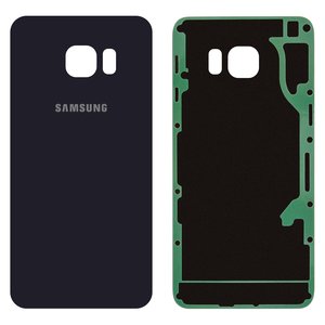 Задня панель корпуса для Samsung G928 Galaxy S6 EDGE Plus, синя, 2.5D, Original PRC 