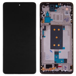 Дисплей для Xiaomi 11T, 11T Pro, чорний, з рамкою, Original PRC , 21081111RG, 2107113SG, 2107113SI, 2107113SR