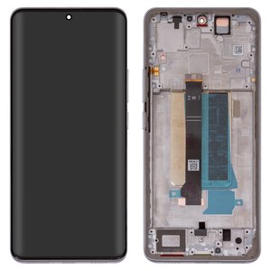 Дисплей для Xiaomi Redmi Note 13 Pro Plus, білий, з рамкою, Original PRC , Moonlight White , 23090RA98C, 23090RA98G, 23090RA98I