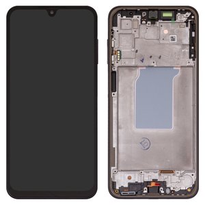 Дисплей для Samsung A266 Galaxy A26, чорний, з рамкою, Original PRC 