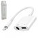 Адаптер GL029, аудио, TRRS 3.5 мм, Lightning, белый