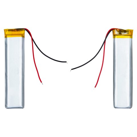 Аккумулятор 652070, 73 мм, 19 mm, 6,5 мм, Li ion, 3,7 В, 650 мАч, с контроллером