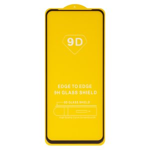 Захисне скло для Tecno Spark 20 Pro KJ6 ; Infinix Hot 40 X6836 , Hot 40 Pro X6837 , сумісне з чохлом, Full Glue, без упаковки , чорний