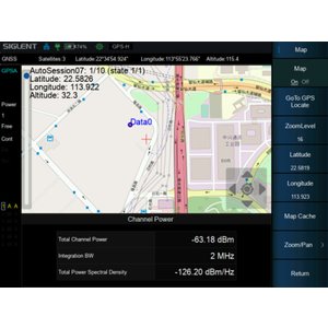 Програмне розширення "GPS логер" SIGLENT SHA860 MAP