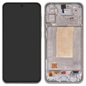 Дисплей для Samsung A366 Galaxy A36, зелений, з рамкою, Original PRC , lime