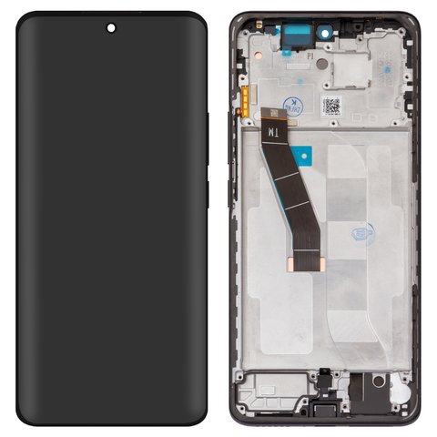 Дисплей для Xiaomi Redmi Note 15 4G, черный, с рамкой, Original PRC 