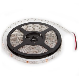 Светодиодная лента SMD3528 (желтая, 300 светодиодов, 12 В DC, 5 м, IP65)