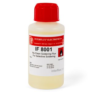 Рідкий флюс Interflux IF 8001 для безсвинцевого паяння SMD (100 мл) Рідкий флюс Interflux IF 8001 для безсвинцевого паяння SMD (100 мл)