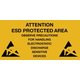Табличка попередження про антистатичну безпеку Warmbier 2850.300500.KS.E