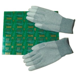 Антистатичні рукавиці Maxsharer Technology C0504 S з поліуретановим покриттям пальців