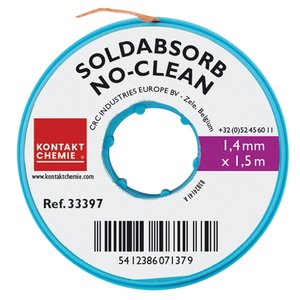 Стрічка для випаювання Kontakt Chemie SOLDABSORB, Ш  1,4 мм, Д  1,5 м