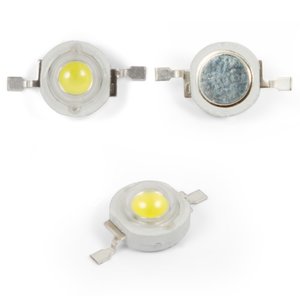 LED 1 W (cold white, 6000-6500 K, 130 lm, 3.2-3.4 V) LED 1 W (cold white, 6000-6500 K, 130 lm, 3.2-3.4 V)